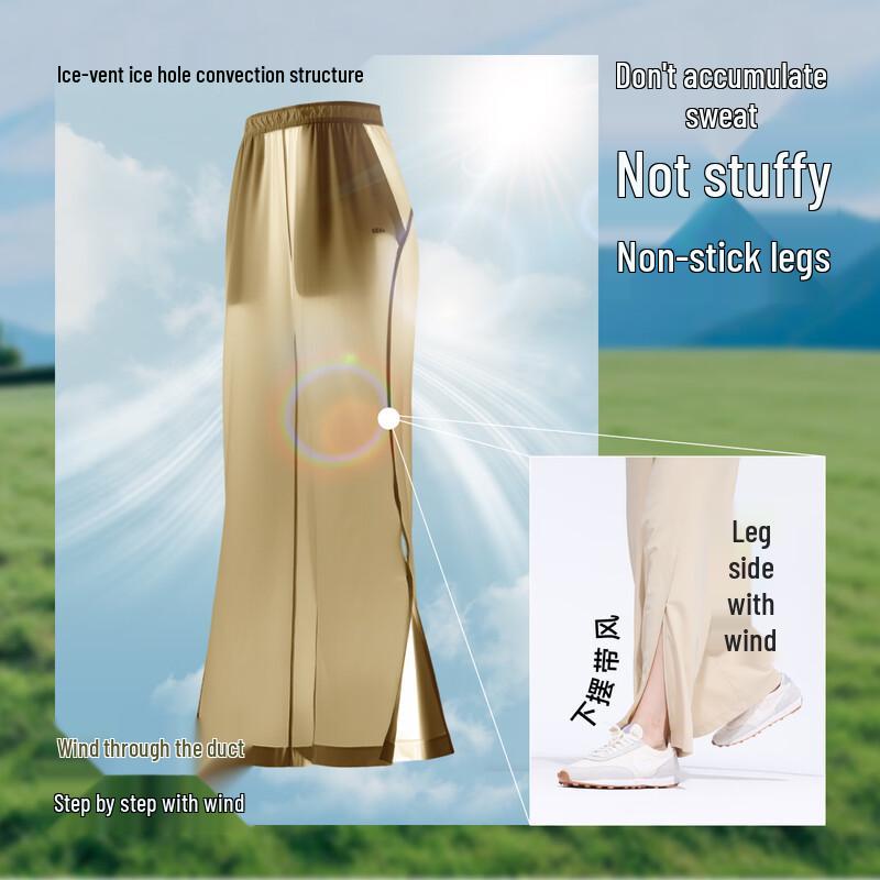 Beneunder AS012 Sun Protection Cooling Flare Pants