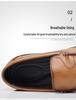 Men's Casual Leather Moccasins - 2025 Autumn, Breathable, Soft Sole, Slip-On Driving Shoes