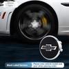 4 PCS ABS+LED 60mm Badge Car Wheel Center Caps Auto Parts for Chevrolet Cruze Captiva Lacetti Spark Aveo Orlando Camaro