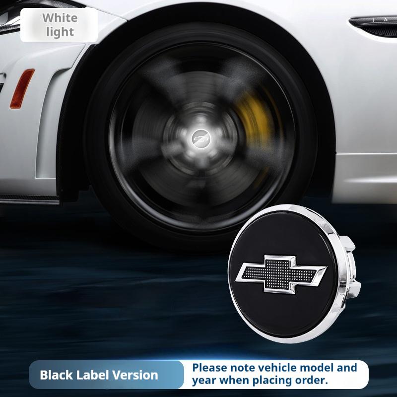 4 PCS ABS+LED 60mm Badge Car Wheel Center Caps Auto Parts for Chevrolet Cruze Captiva Lacetti Spark Aveo Orlando Camaro