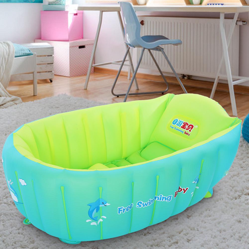 Buy Baby Inflatable Tub Baby Tub Collapsible Portable Tub Child Bath Products at affordable