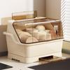 Large Capacity Kitchen Dish Cabinet with Lid - Dustproof Storage for Dishware, Cutlery, and Tableware