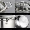 Shangheng 20CM 304 Stainless Steel Non-stick Soup Pot