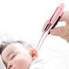LED Ear Wax Removal Tweezers Anti-Skid Ear Pick Tool Kit with Brightness Light Ear Curette Safety Earwax Cleaning Tool