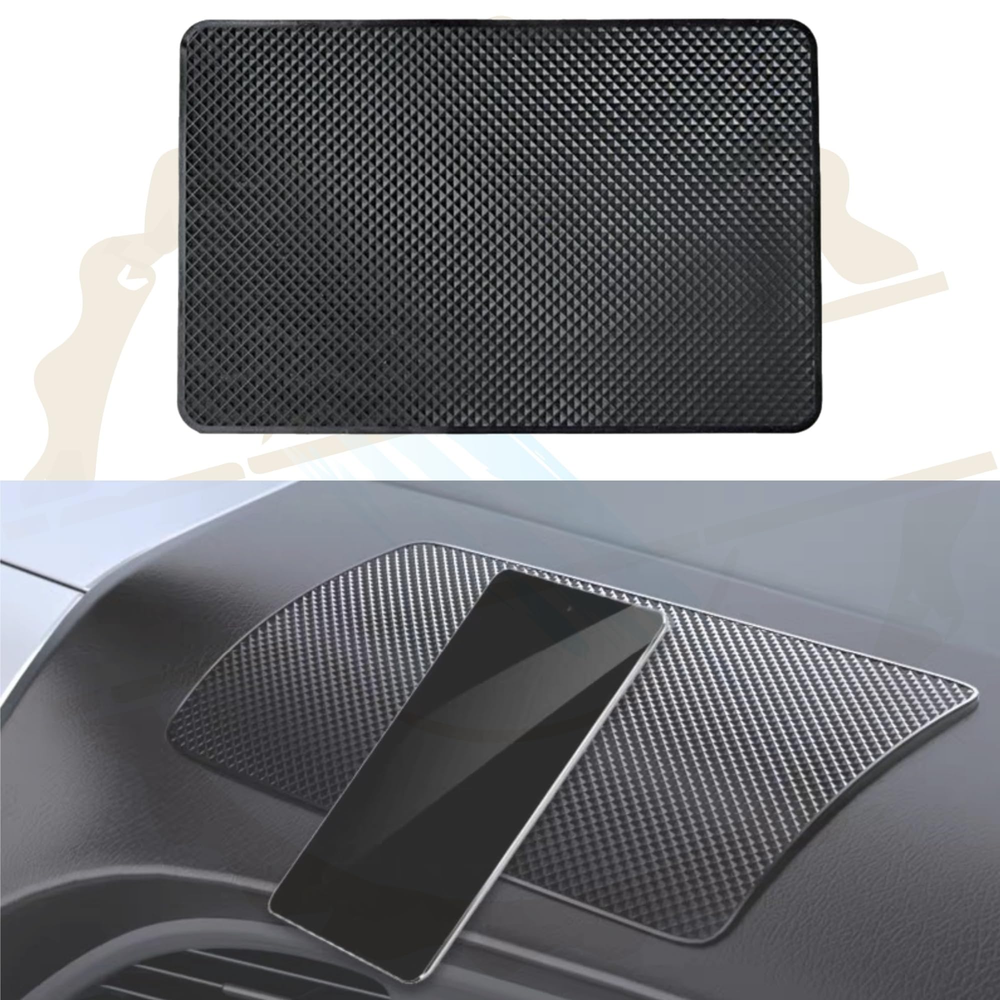 

DodoxDIY Суперпрочный противоскользящий коврик на приборную панель автомобиля, противоскользящий лист для смартфона, присоска для смартфона, супер mat чёрный