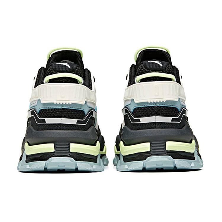 Anta Shadow Slip Resistant Durable Low Top Skate Shoes Men Sneakers Black White Gray 912118026-2