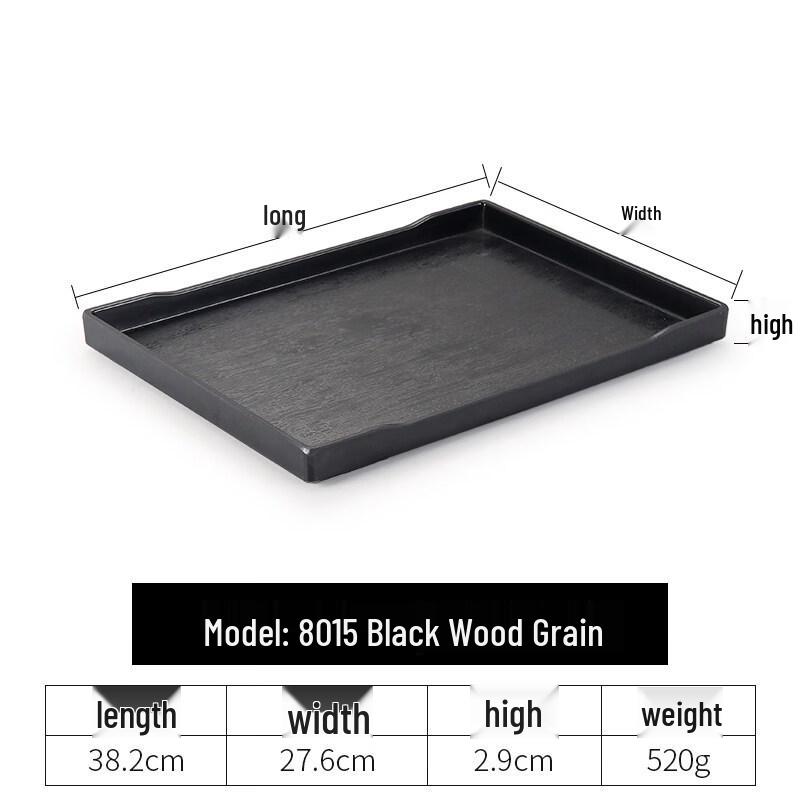 Japanese Style Melamine Rectangular Serving Tray
