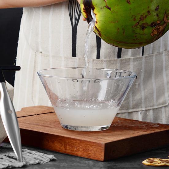 Coconut Opener Tool Set Stainless Steel Coconut Meat Scraper Coconut Opener with Rubber Mallet Food Grade Portable Coconut Opening Tools