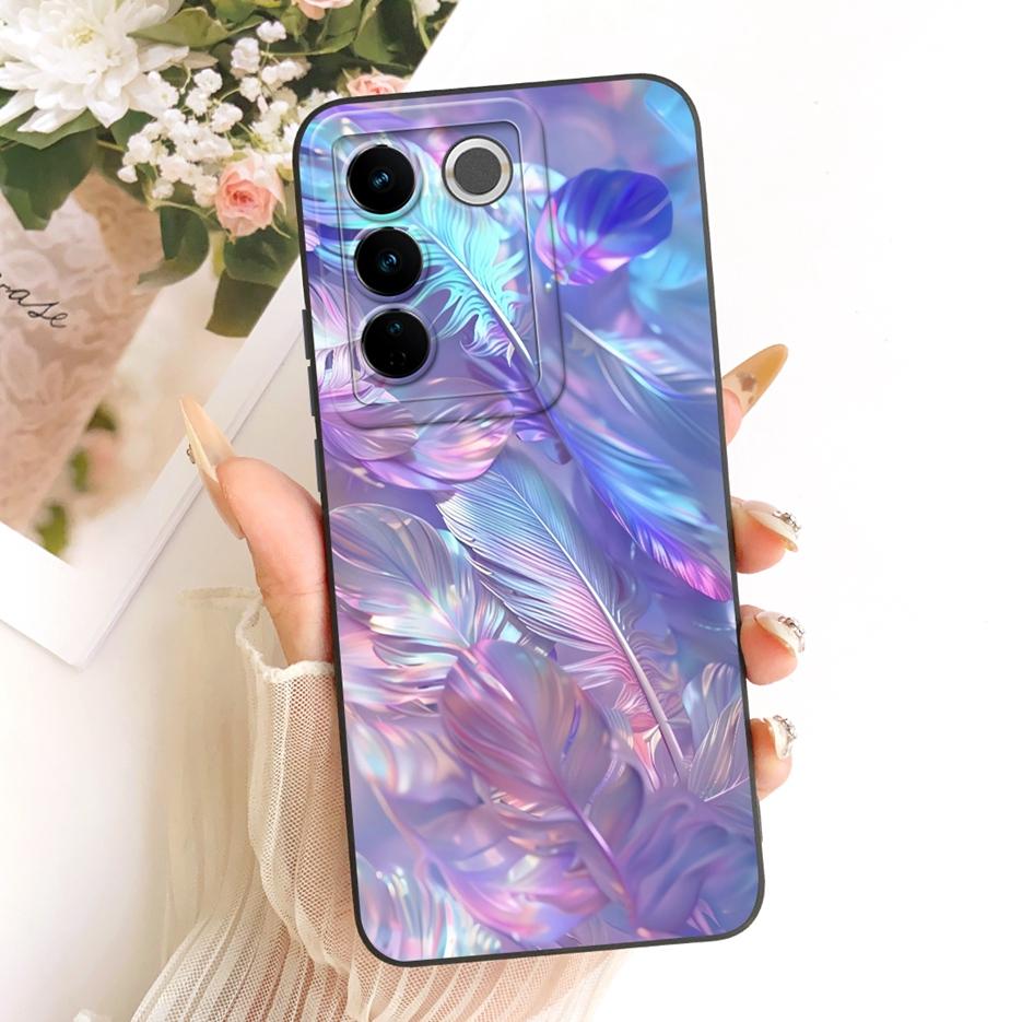 For Vivo V27 Pro Case V2230 Cool Owl Dragon Painted Cover Shockproof Soft TPU Phone Case For Vivo V27e V 27 e VivoV27 Pro Fundas
