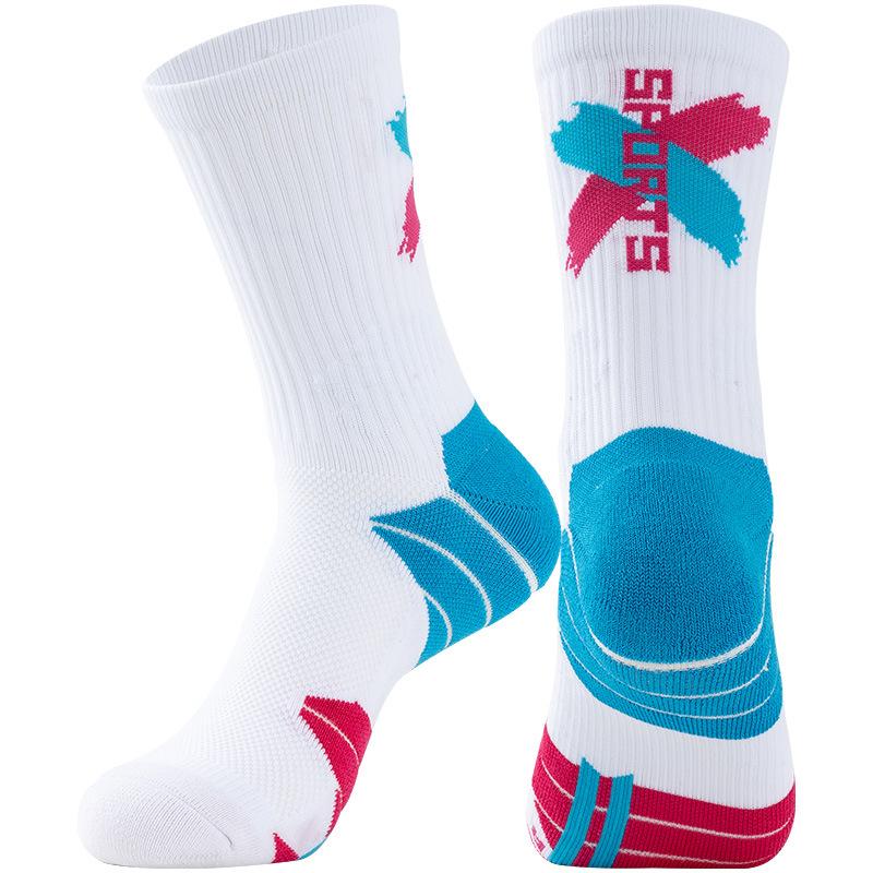 Basketball Sock Towel Bottom High-cuff Breathable Sports Elite Men Mid-calf High-top Long Shoe