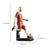 Soccer Team Figurine Resin Football Player Figurine Miniature Football Boys Model Home Art Football Decoration For Wine Cabinet
