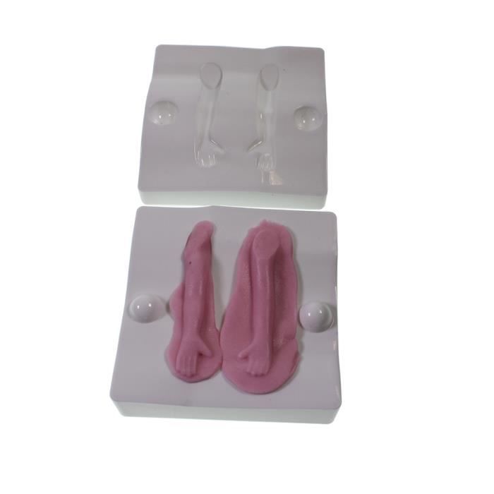 Moules à figurines - kurtzy - famille - 3 pièces - plastique alimentaire - gâteaux