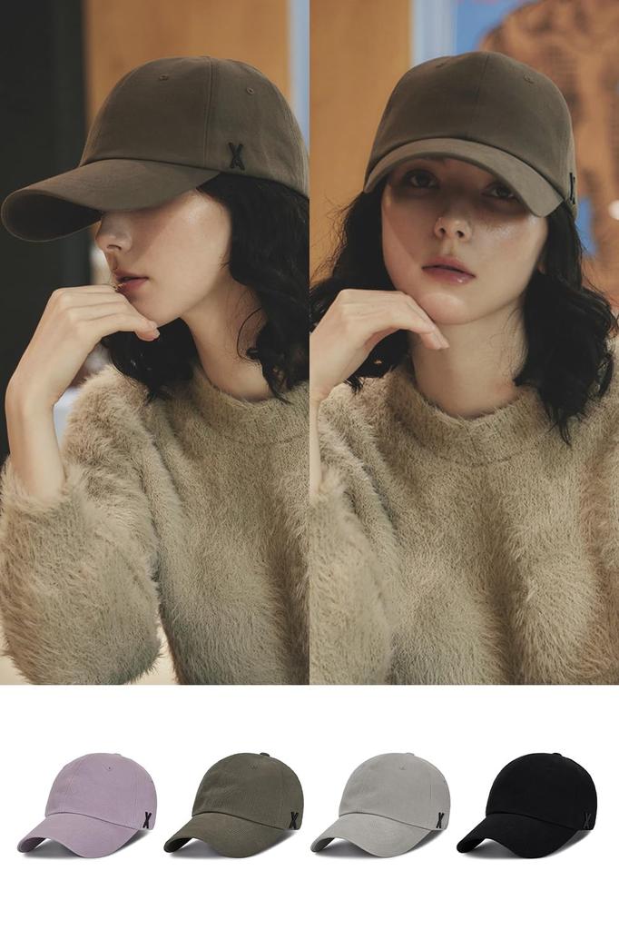 VA Black Stud Ball Cap Brown