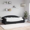 VidaXL Daybed with Mattress Black 90x190 Cm Fabric 3197524