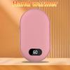 Compact 2 in 1 Pocket Hand Warmer with Temperature Display and Power Bank for Cold Weather Comfort and Convenience