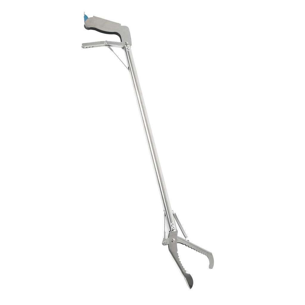 Stainless Steel Crab Tongs 30inch Portable Multifunctional Long Fish Tongs for Crab Seafood Octopus Bend Clip