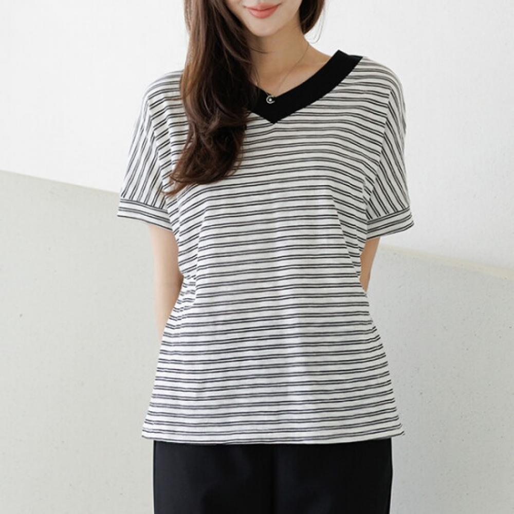 Dedra Men S Oblagaori STriped T ShirT  110Size  Tbf3097