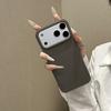 Orange Silikon Minimalistische Handyhülle für iPhone 17 Air 16 Pro Max 15 Plus 14 Pro 13 12 11 Xr X Xs 17Pro Max Mattierte Schutzhülle Stoßfeste Handyabdeckung