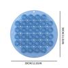 Bathroom scrubbing tools Brush Silicone Rub Back Brush Bathroom Non-slip Wash Foot Pad Shower Mat with Sucker Bath Massager Pad