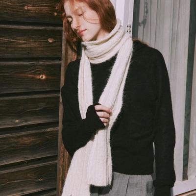 ODER Skinny Cable Wool Muffler-5color