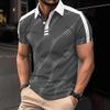 Fashion New 2026 Summer New Casual Versatile Small Dot Men's Short-sleeved POLO Shirt