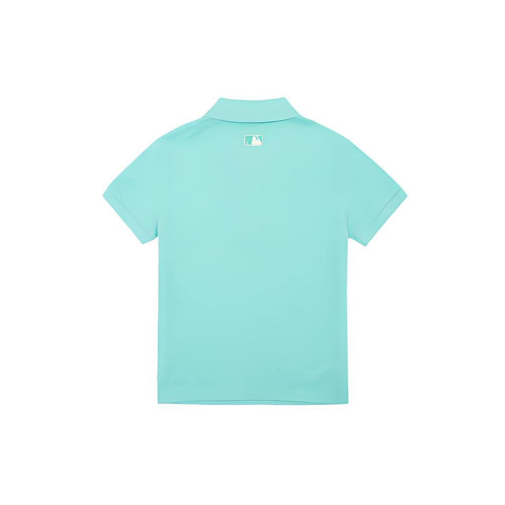 New MLB Base Logo Polo Shirt Women's Mint Green 3FPQ02023-07MTS