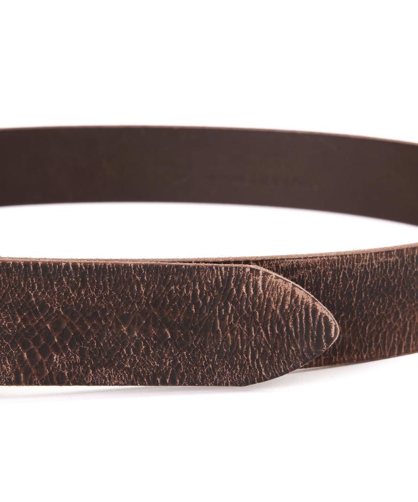 AVIREX CRACK LEATHER BELT Men's M 050 brown 783-5971004
