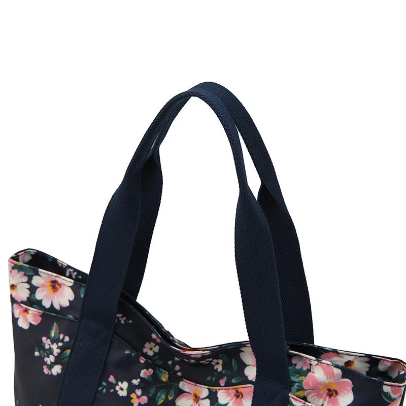 Large Capacity Tote Bag Women Commuter Printed Shoulder Bag Mother Bag