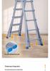 Multifunctional Telescopic A-frame Ladder with Carbon Steel and Thickened Iron