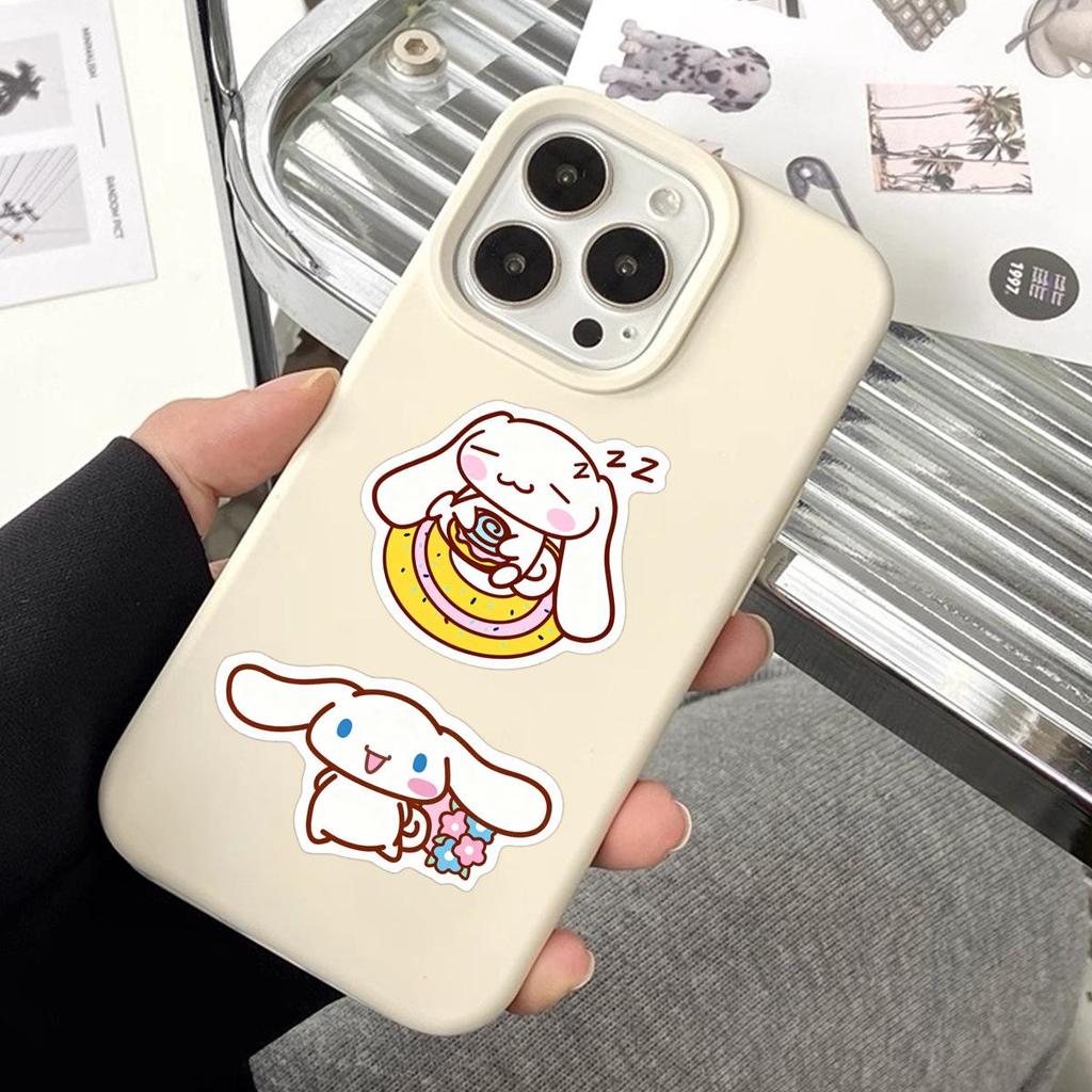 Cute Cinnamoroll Cartoon Stickers: 60 Sheets for Children's Notebook & Planner Decoration