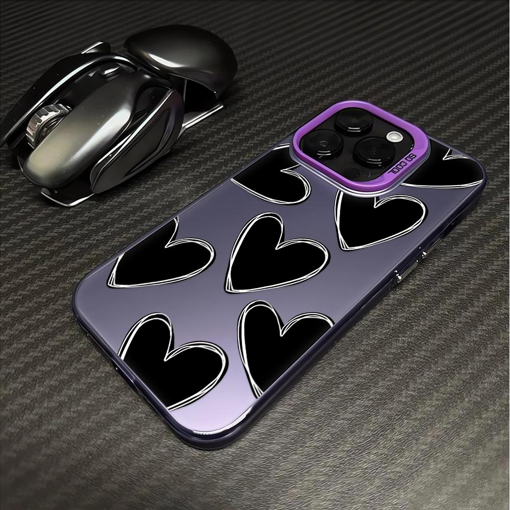 Love phone case For IPhone 16 PRO 15 14 13 12 11Promax 16E 15pro 14pro Personality Hard Shell