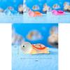 Colorful Luminous Resin Turtle Ornaments For Cartoon Style Tabletop Decorations