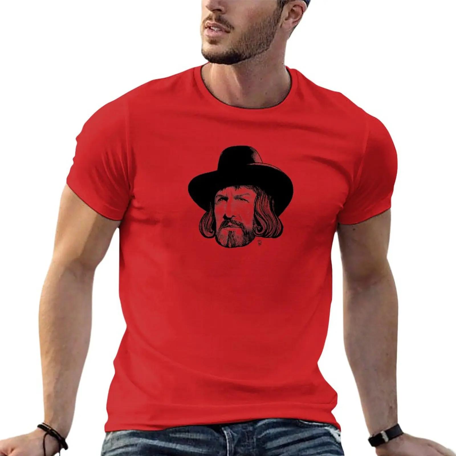 Witchfinder T-Shirt Anime T-shirt Boys T Shirts Mens Graphic T-shirts Hip Hop Tees S красный