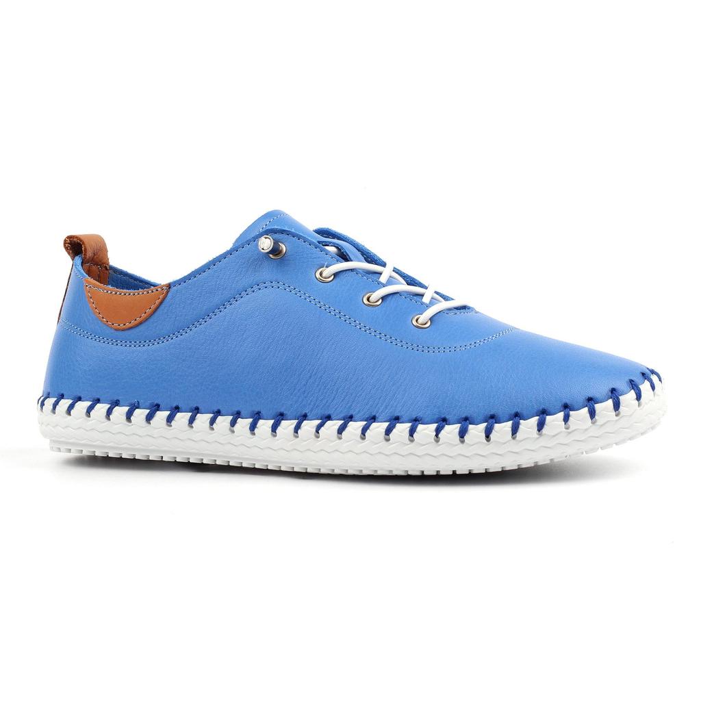 Lunar Damen St Ives Leder-Plimsolls