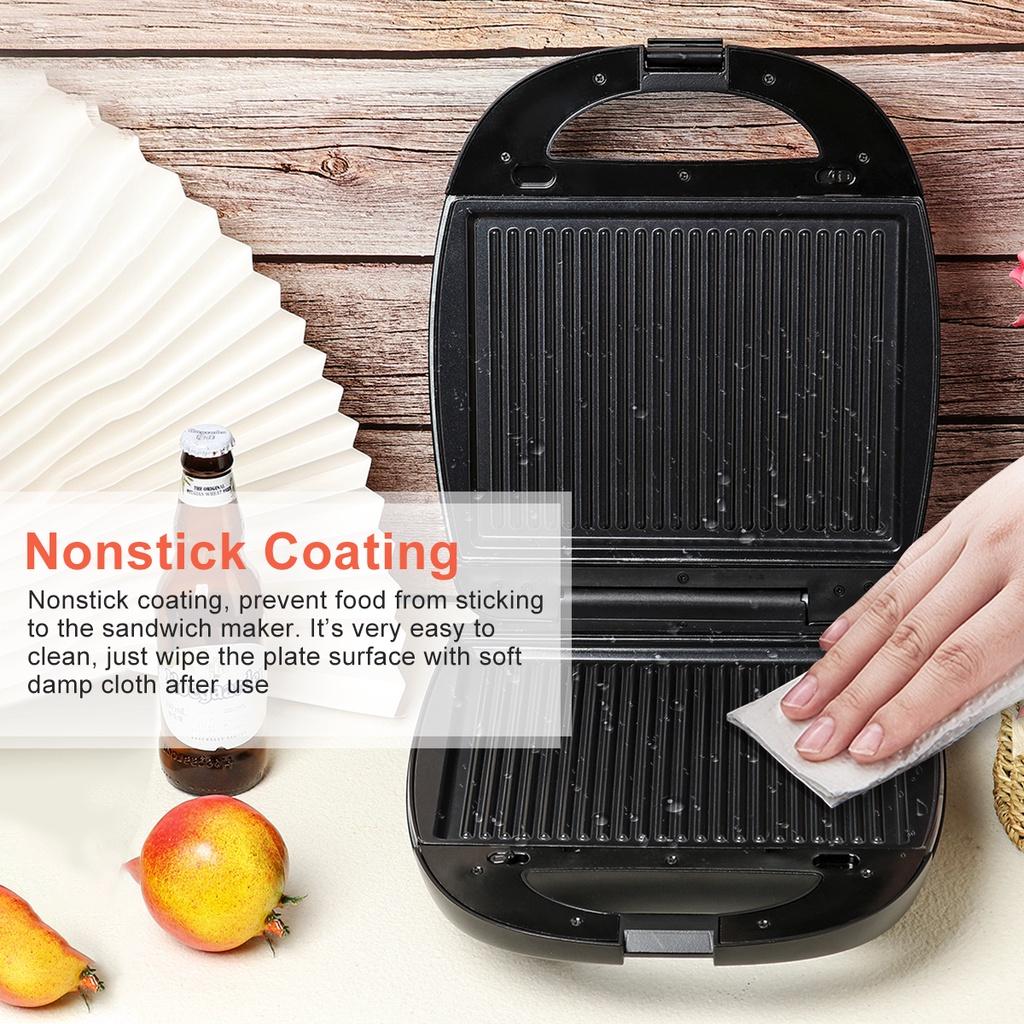 Electric Waffle Maker Mini Sandwich Machine Breakfast Maker Multi Cookers Toasters Electric Ovens Hot Plates Bread Pancake 3 In 1 1200W