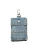 Vaca. WASHING DENIM POCKET KEYRING