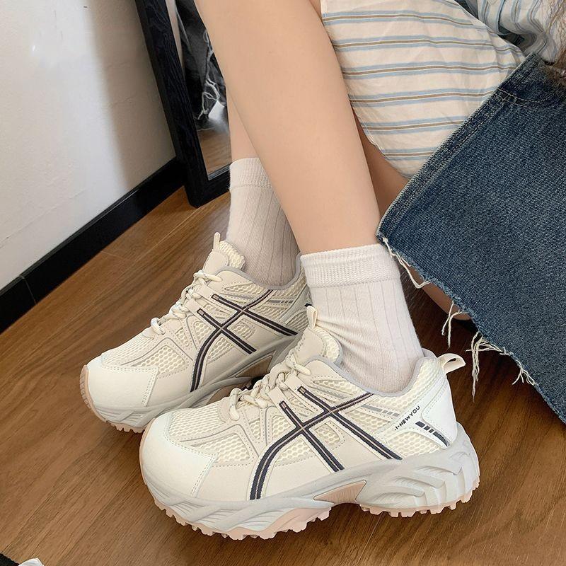 Platform Dad Shoes Women's 2025 Summer New Niche Versatile Casual Student Casual Shoes