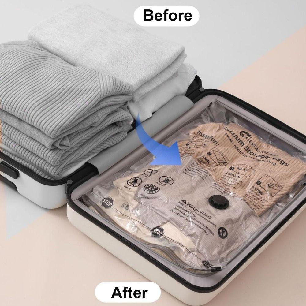 Heavy Duty Vacuum Storage Bags Thickened Clothing Organizer Bag Closet Organization