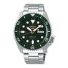 5 Men's Automatic Sports Watch (with Manual Winding), Overseas Model, Green, SRPD63K1