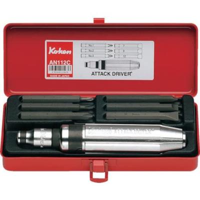 Koken Attack Driver Set 8 Pieces AN112C 8Pcs 1/2(12.7mm)SQ.