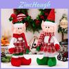 Creative Christmas Decoration Plush Doll Figure In Red And Green For Festive Cheer