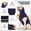 Dog Calming Vest, Reflective Comfort Jacket for Small and Medium Dogs, Anxiety Relief Vests Suitable ForThunderstorm Fear and Anxiety Hooded Clothing