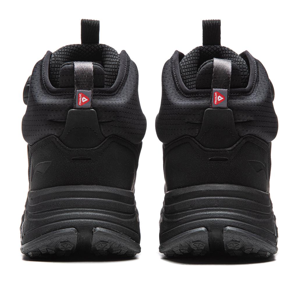 נעלי Li Ning Star Path 2 עם ריפוד, עמידות להחלקה ושחיקה, תמיכה, גפה אמצעית, נעליים יומיומיות, יוניסקס, שחור AGLV283-3