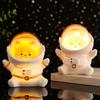 Button Lamp Night Cell Powered Cartoon Cute Aerospace Animals Lights Shaped