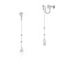 Canal 4℃ Official Silver Drop Earrings for Women, Birthday Gift, Includes Jewelry Case, 152314151005
