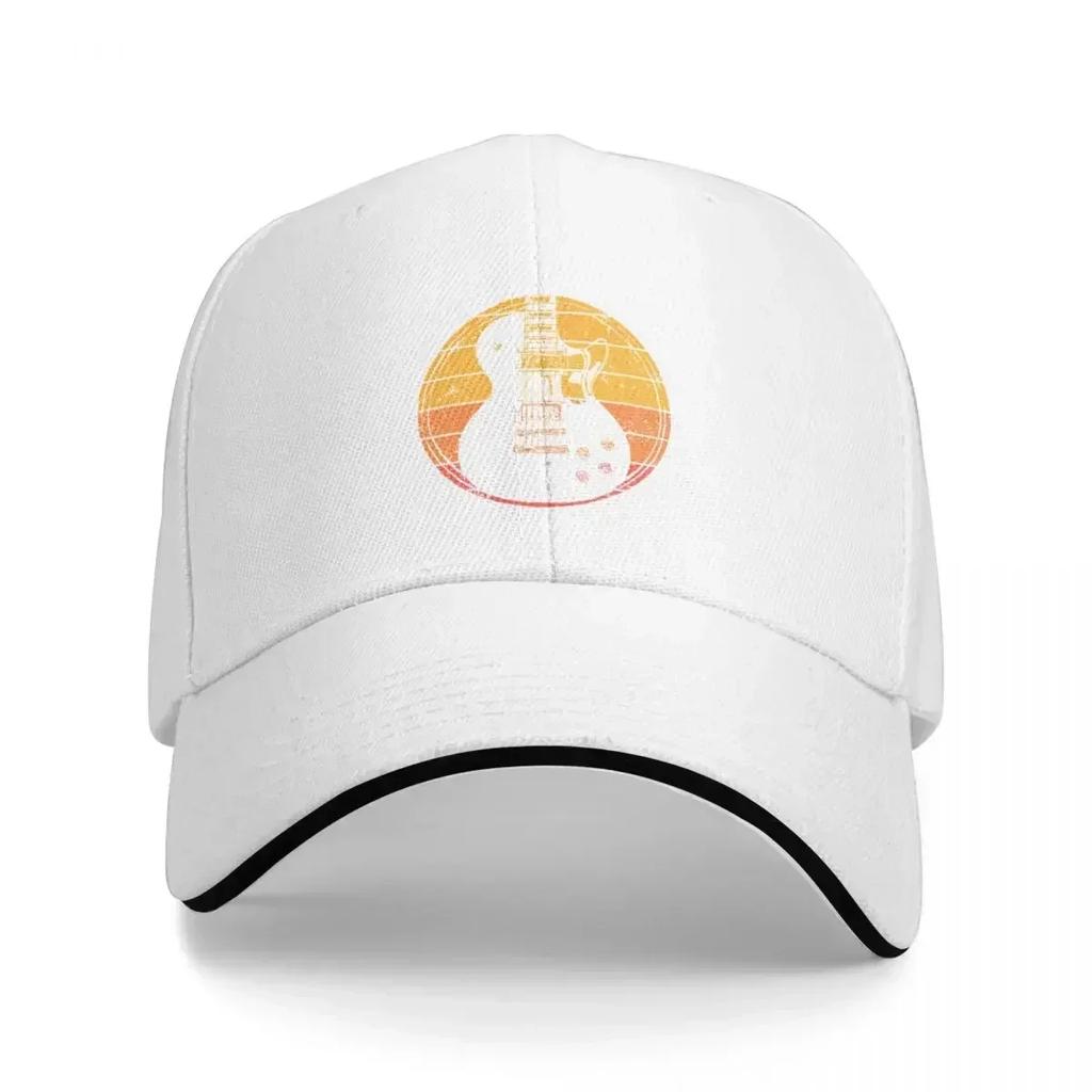 Electric Guitar Cap Baseball Cap Funny Sandwich Hat Unisex Adjustable Dad Hat Outdoor for Sun Protection