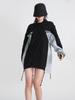 European High-End Denim Patchwork Knit Lazy Sweater, Autumn/Winter 2026 Collection