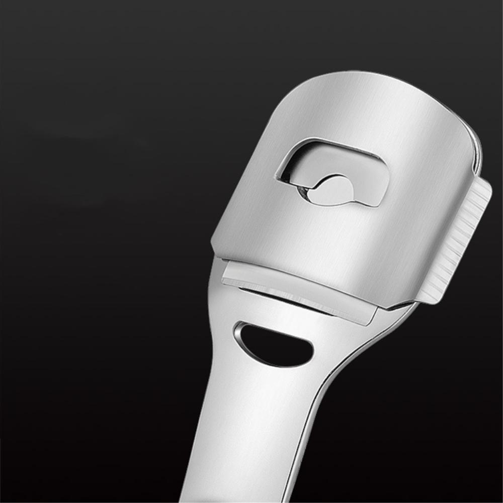 Calusul picioarelor Aparat de bărbierit Călcâiul Îndepărtează pielea tare Mâini picioare Pedichiură Instrument de ras Aparate de ras Mâner din oțel inoxidabil