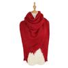 Sciarpa Quadrata Morbida da Donna 140cm Tinta Unita Invernale Caldo Scialle Hijab Coperta Avvolgente Pashmina Fazzoletto da Collo Écharpe Bufanda Sciarpe