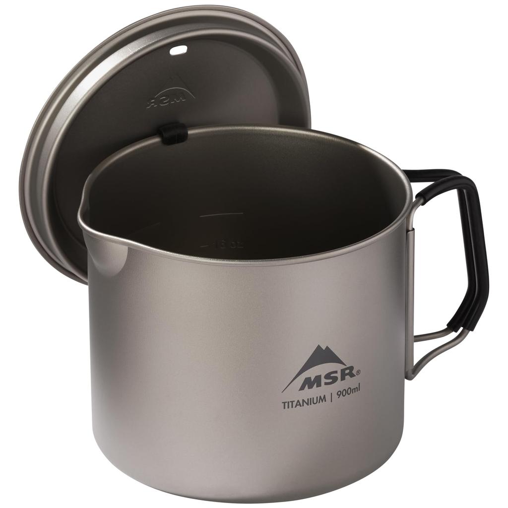 MSR Titan Kettle 900ml Outdoor Camping Kettle Official 39017 [Japan Product]
